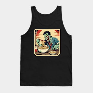 Zombie eat ramen Tank Top